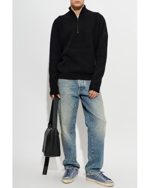 Canada Goose Black Sweater "Mckinney" for men