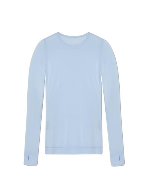 Issey Miyake Gray Long-Sleeve Top