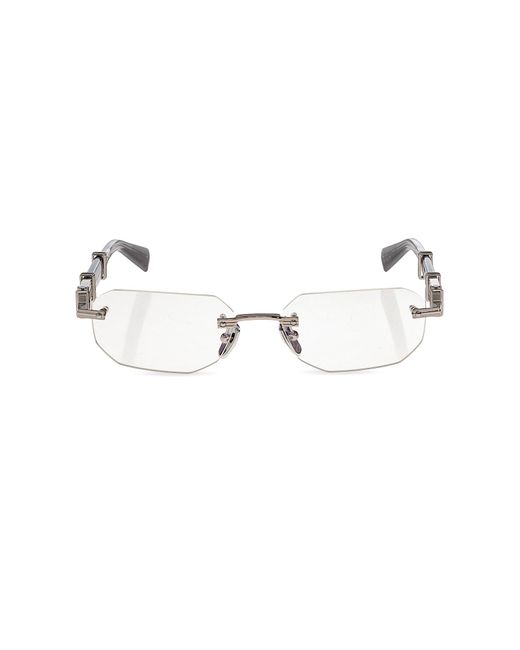 Balmain Metallic "Arcade" Corrective Glasses for men