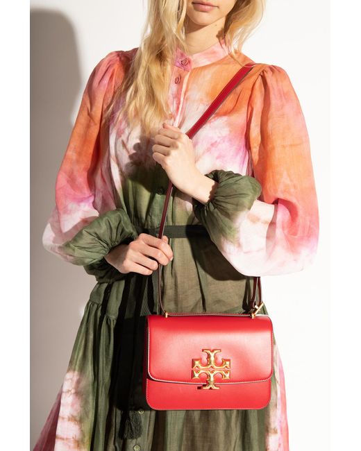 Tory Burch Leather 'eleanor' Shoulder Bag in Red Lyst Australia