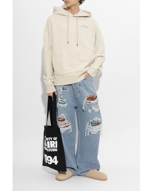 Amiri Natural Hoodie for men