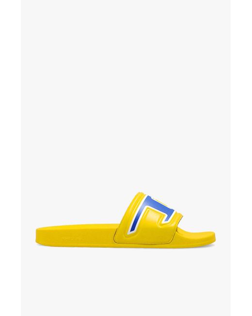 DIESEL 'samayemi' Slides in Yellow for Men Lyst