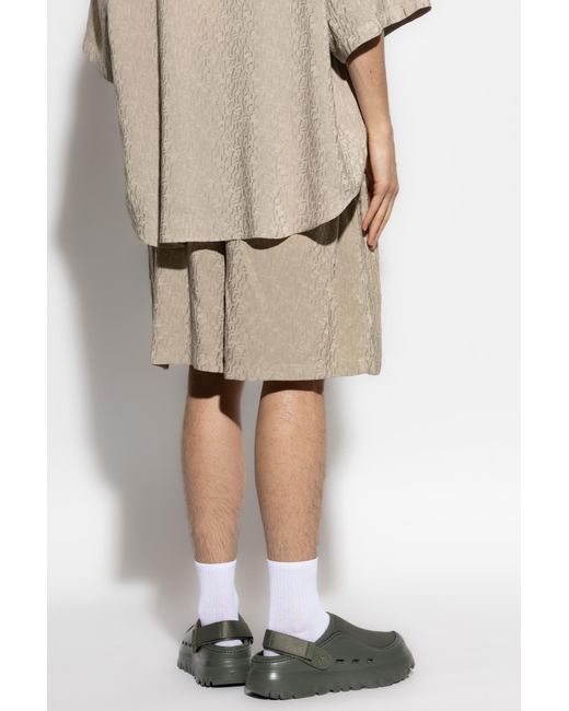 Acne Natural Shorts With Pockets for men