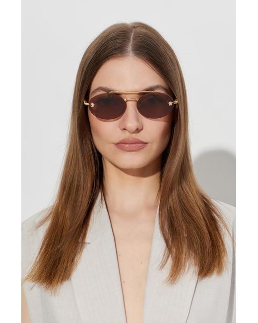 Versace Metallic Sunglasses