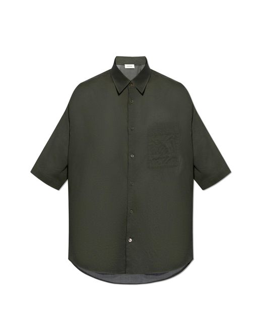 Lemaire Gray Cotton Shirt, for men