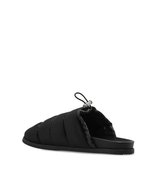 Moncler Black Slides Mon Pocket
