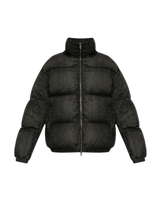 DIESEL Black Padded Jacket 'W-Mons-A'