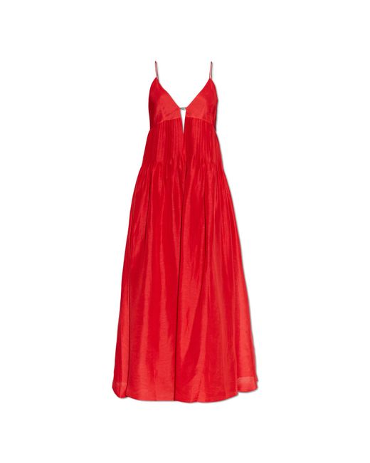 Tory Burch Red Sleeveless Dress