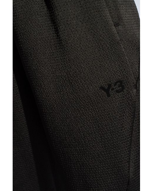 Y-3 Black Sweatpants With Logo,
