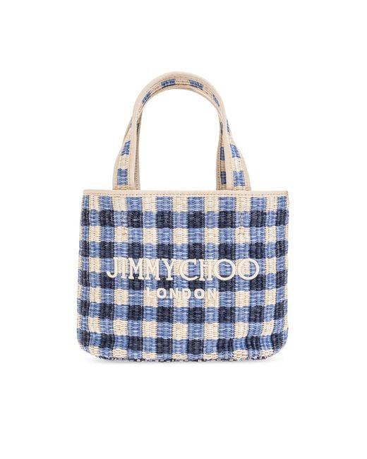 Jimmy Choo Blue Handbag 'Beach Mini'