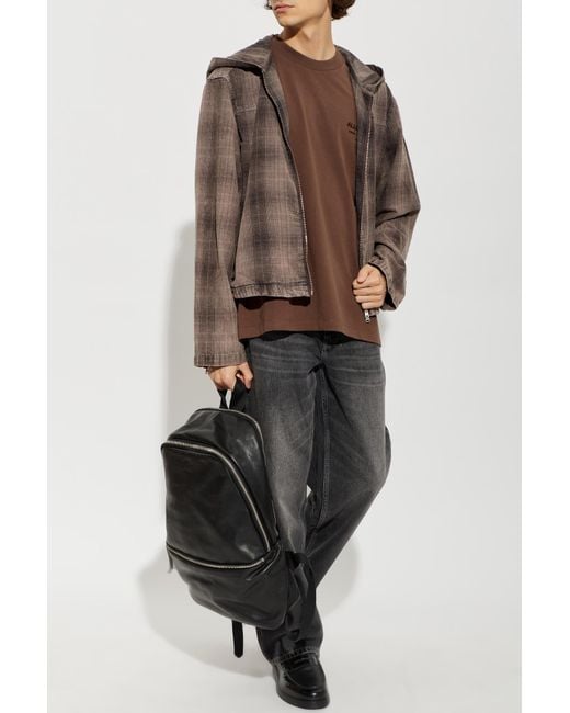 AllSaints Brown T-Shirt "Xander" for men