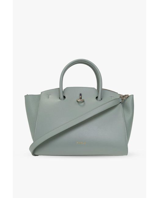 Furla Gray 'genesi Medium' Shopper Bag