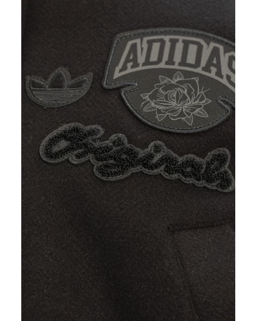 Adidas Originals Black Bomber Jacket,