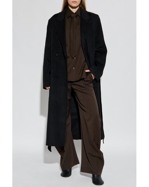 Acne Black Wool Coat