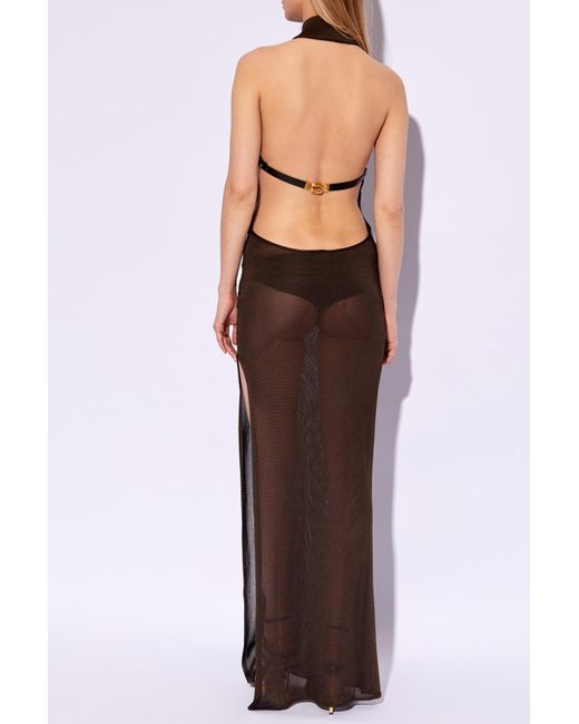 Tom Ford Brown Cashmere Dress, '