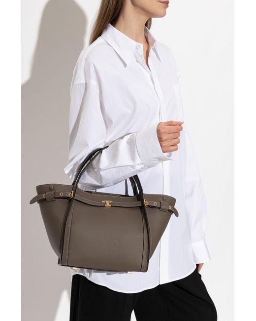 Tod's Brown Leather Bag 'Tim Small'