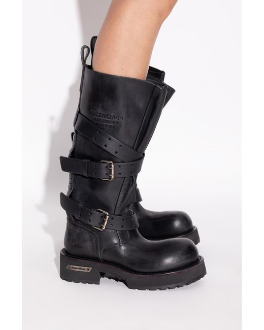 Balenciaga Black High Boots