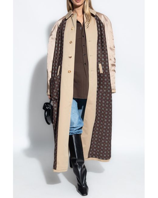 Moschino Natural Reversible Coat