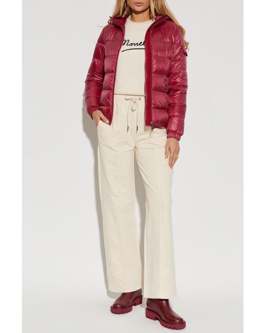Moncler Red Sweater With Logo