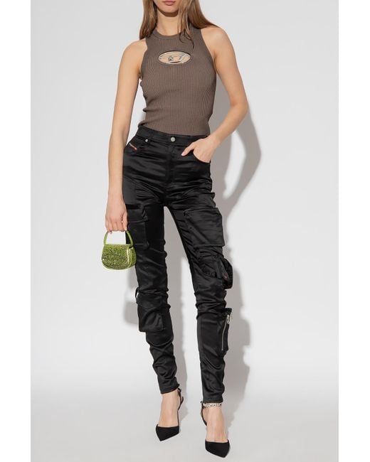 トップス Diesel Brown M-Onerva Tank Top Diesel Brown M-Onerva Tank Top Diesel