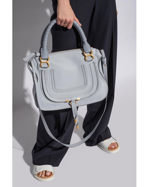 Chloé Gray ‘Marcie Medium’ Shoulder Bag, , Light