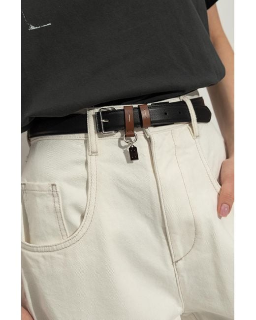 Maison Margiela Black Leather Belt