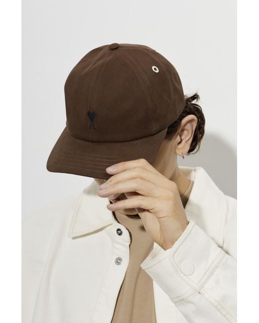 AMI Brown Cap With Logo