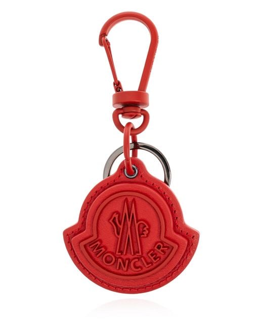 Moncler Red Keychain for men
