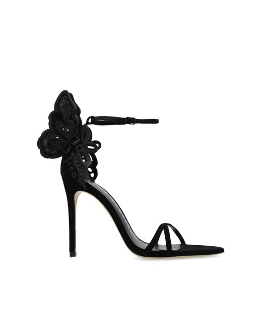 Sophia Webster Black Heeled Sandals 'Chiara'