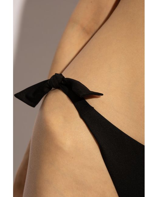 Emporio Armani Black Two-Piece Swimsuit