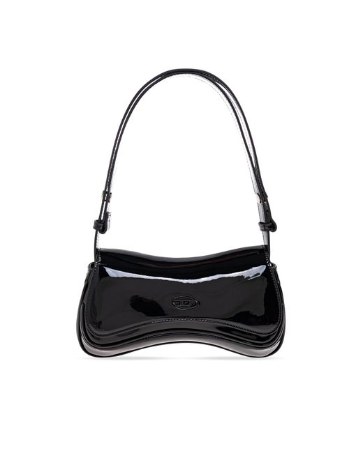DIESEL Black Shoulder Bag "Play Clutch"