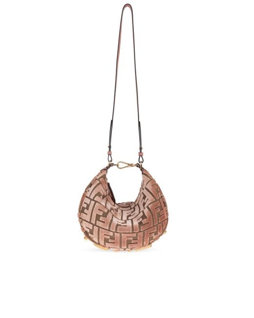 Fendi Black Shoulder Bag 'Graphy Mini'