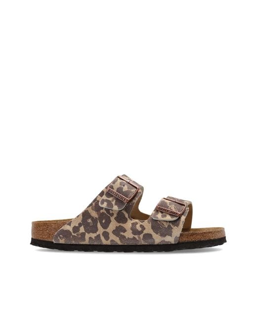 Birkenstock Brown 'Arizona' Slides