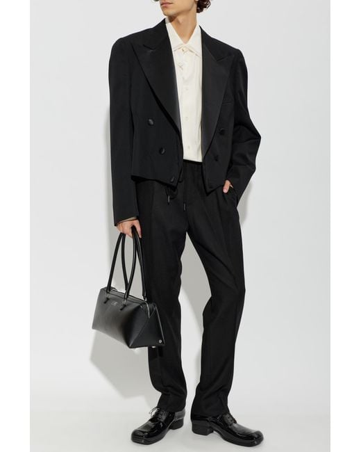 Maison Margiela Black Wool Blazer for men