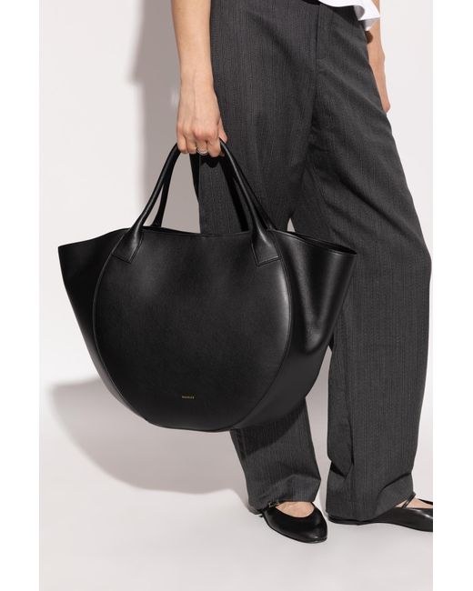 Wandler Black "Hortensia" Shopper Bag