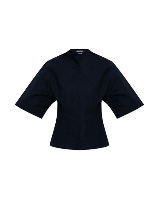 Jacquemus Blue Top "Moisson"