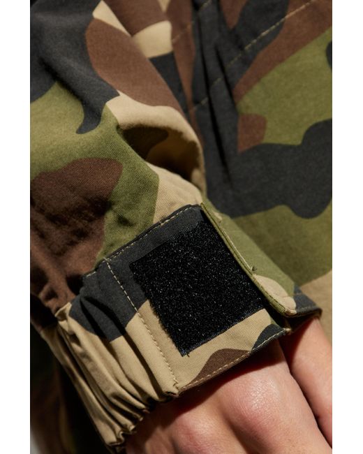 Fear Of God Green Jacket With Camo Print for men