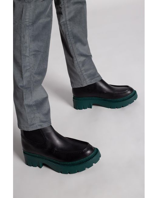 COACH Gray 'Jory' Platform Ankle Boots