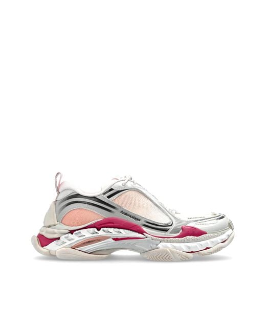 Balenciaga Pink "Triple S 2" Sports Shoes