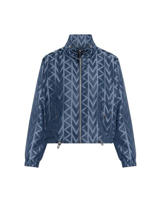 MICHAEL Michael Kors Blue Jacket Finished With A Ribbed Hem