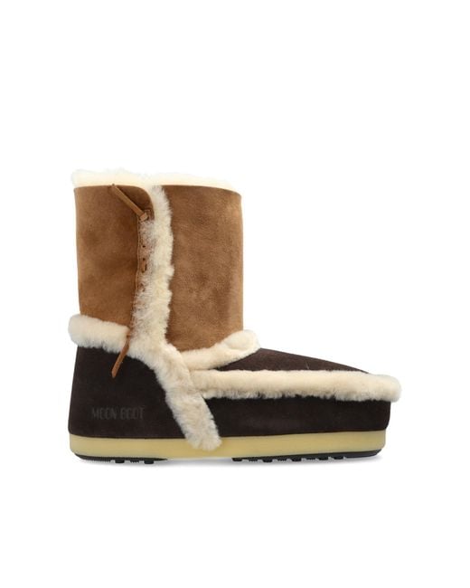 Moon Boot Brown Snow Boots 'Mb Evx Patch'
