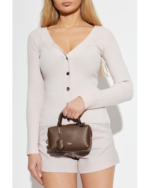 Max Mara Brown Handbag "Holdalls"