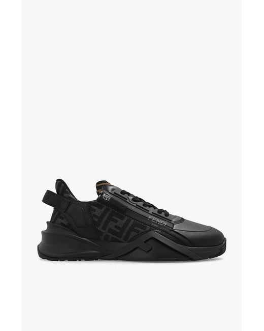 Fendi Black 'Flow' Sneakers for men