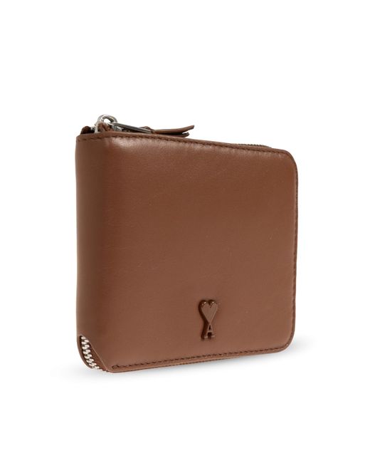 AMI Brown Leather Wallet