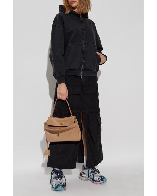 Balenciaga Blue Sweatshirt With Logo