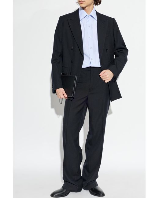 Tom Ford Blue Cotton Shirt for men