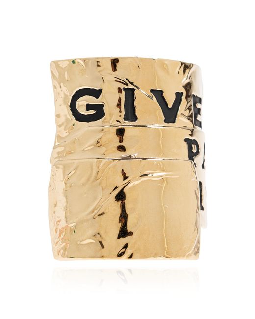 Givenchy Metallic Bracelet With Engraved Logo