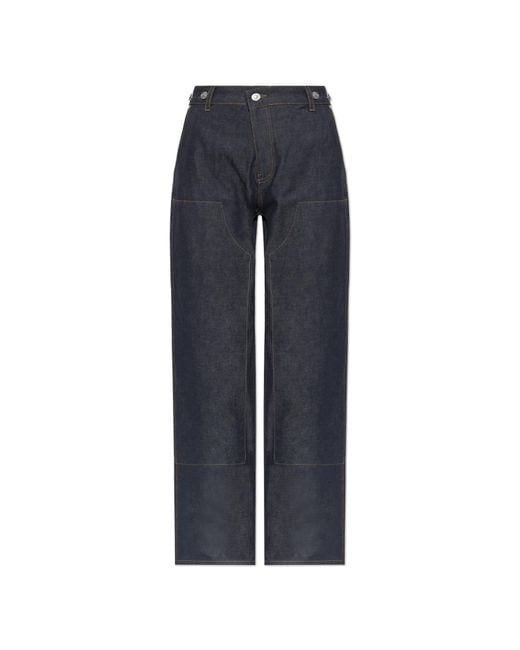 Victoria Beckham Blue Jeans With Multiple Pockets