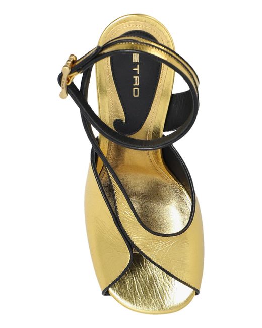 Etro Natural Heeled Sandals