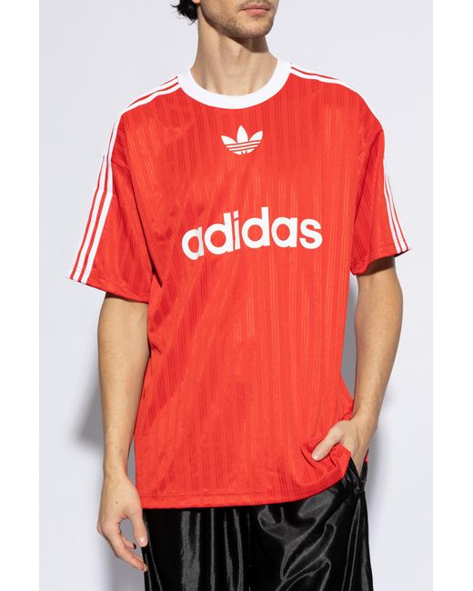 Logo hot sale adidas red